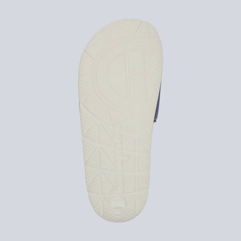 slide 2 of 4, Champion Men's IPO Squish Slide Sandals - Blue/Off White 12, 1 ct