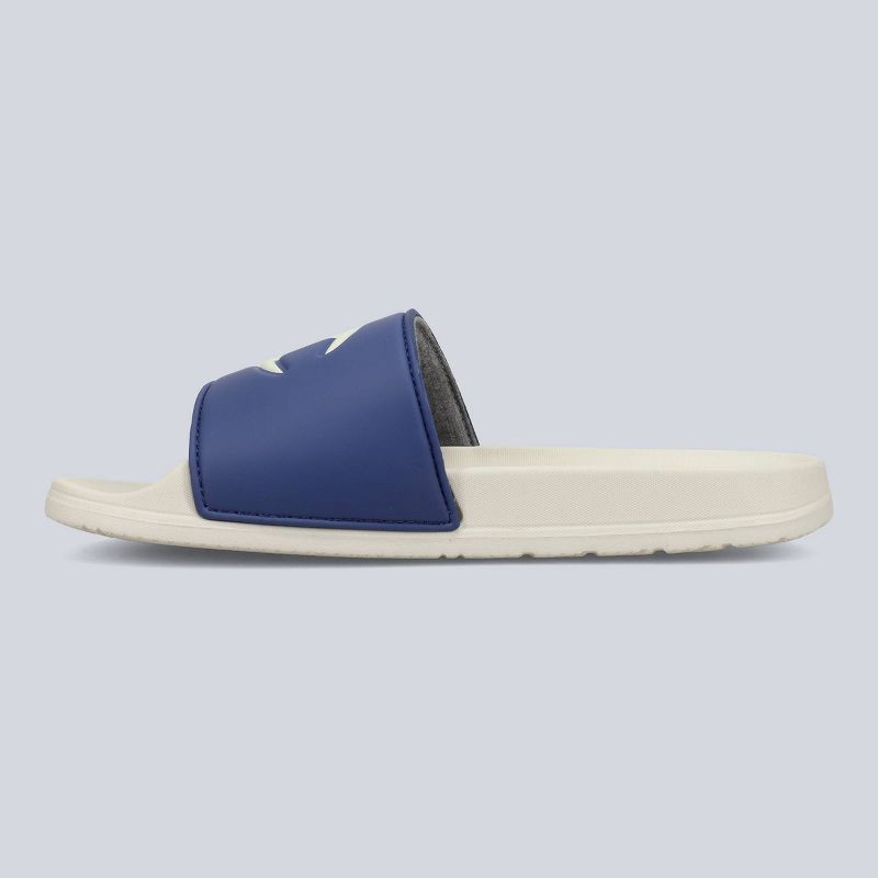 slide 3 of 4, Champion Men's IPO Squish Slide Sandals - Blue/Off White 12, 1 ct