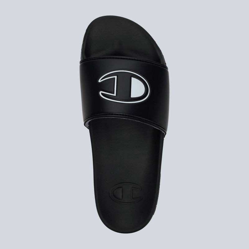 slide 3 of 4, Champion Men's IPO Squish Slide Sandals - Black 8, 1 ct