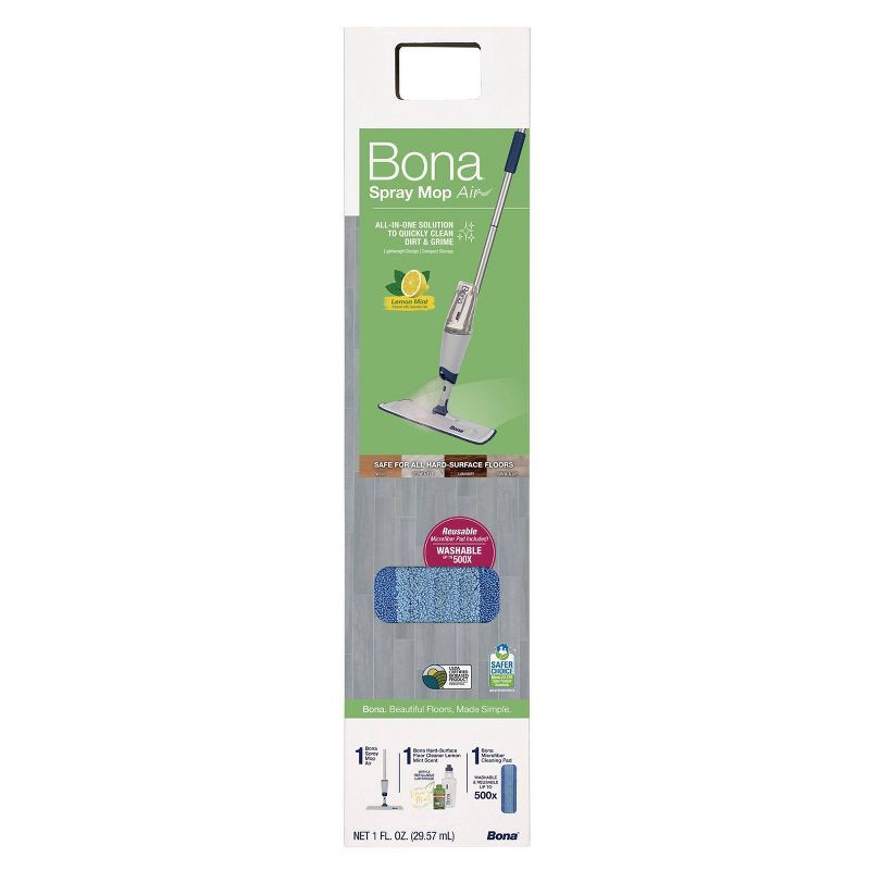 slide 2 of 9, Bona Multi-Surface Floors Air Spray Mop Starter Kit, 1 ct