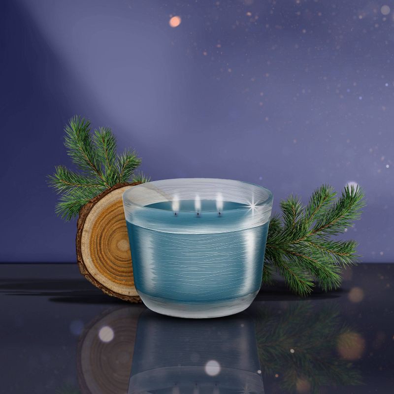slide 2 of 13, Glade 3 Wick Holiday Scented Christmas Candle for Stocking Stuffers - Embers & Sandalwood - 6.8oz, 6.8 oz