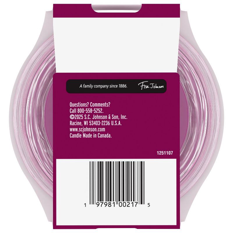 slide 12 of 13, Glade 3 Wick Holiday Scented Christmas Candle for Stocking Stuffers - Black Cherry & Cranberry - 6.8oz​, 6.8 oz