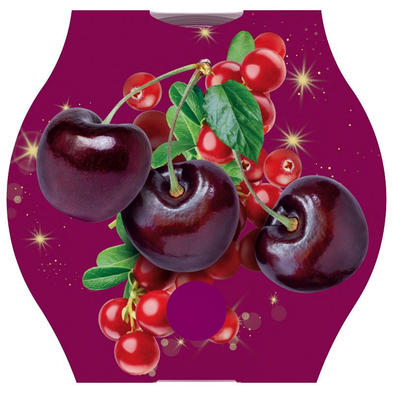 slide 13 of 13, Glade 3 Wick Holiday Scented Christmas Candle for Stocking Stuffers - Black Cherry & Cranberry - 6.8oz​, 6.8 oz