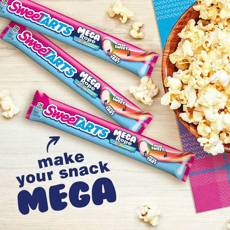 slide 6 of 7, SweeTARTS Mega Rope Single Candy - 1.32oz, 1.32 oz