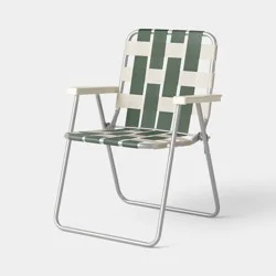 Webstrap Folding Chair Green - Room Essentials™