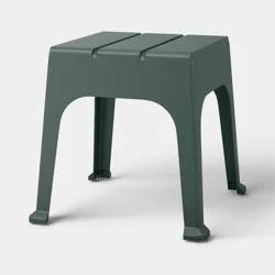 Square Accent Patio End Table Green - Room Essentials™