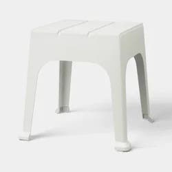 Square Accent Patio End Table Cream - Room Essentials™