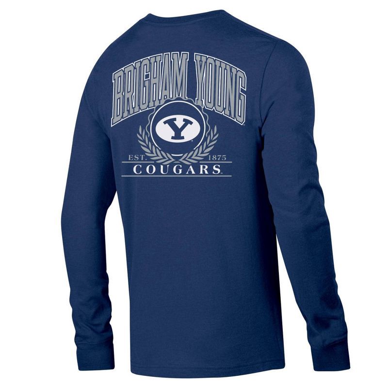 slide 2 of 3, NCAA BYU Cougars Men's Long Sleeve T-Shirt - XL, 1 ct