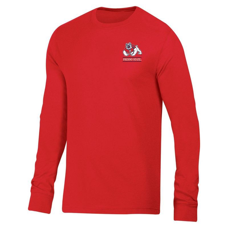 slide 1 of 3, NCAA Fresno State Bulldogs Men's Long Sleeve T-Shirt - L, 1 ct