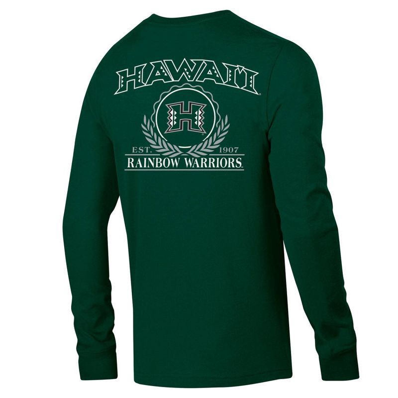 slide 2 of 3, NCAA Hawaii Rainbow Warriors Men's Long Sleeve T-Shirt - L, 1 ct