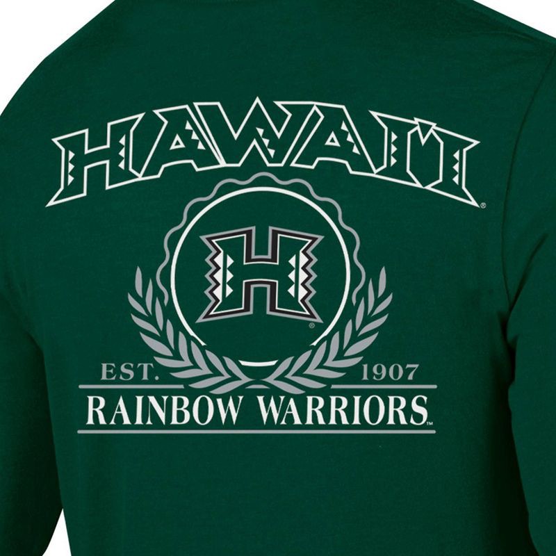 slide 3 of 3, NCAA Hawaii Rainbow Warriors Men's Long Sleeve T-Shirt - L, 1 ct