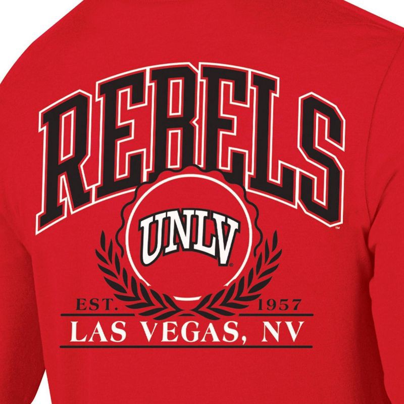 slide 3 of 3, NCAA UNLV Rebels Men's Long Sleeve T-Shirt - S, 1 ct