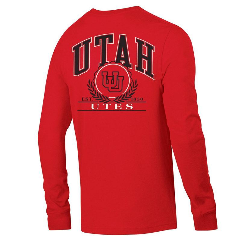 slide 2 of 3, NCAA Utah Utes Men's Long Sleeve T-Shirt - L, 1 ct
