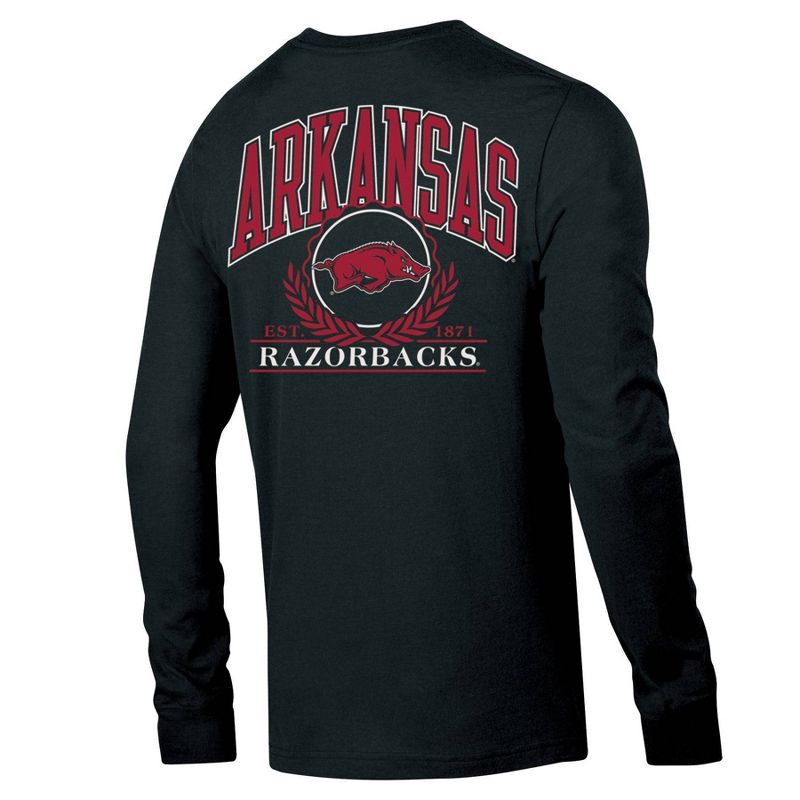 slide 2 of 3, NCAA Arkansas Razorbacks Men's Long Sleeve T-Shirt - L, 1 ct