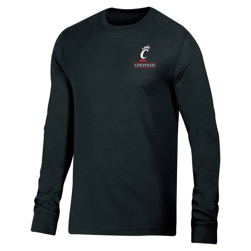 slide 1 of 3, NCAA Cincinnati Bearcats Men's Long Sleeve T-Shirt - L, 1 ct