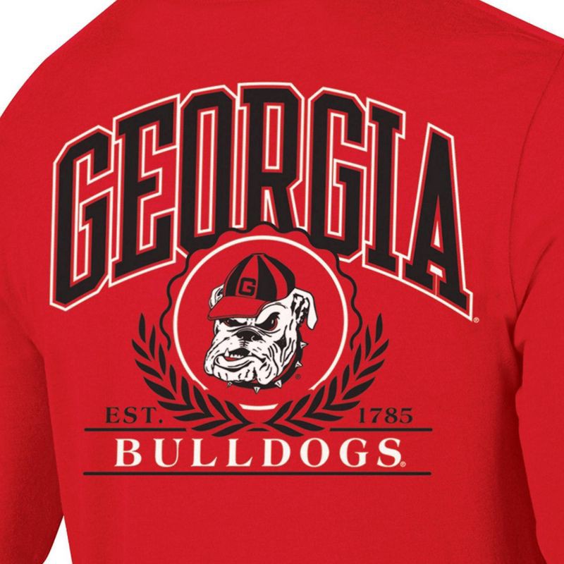 slide 3 of 3, NCAA Georgia Bulldogs Men's Long Sleeve T-Shirt - XL, 1 ct