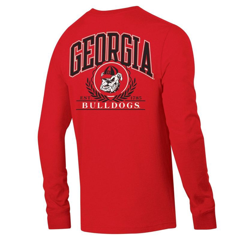 slide 2 of 3, NCAA Georgia Bulldogs Men's Long Sleeve T-Shirt - XXL, 1 ct