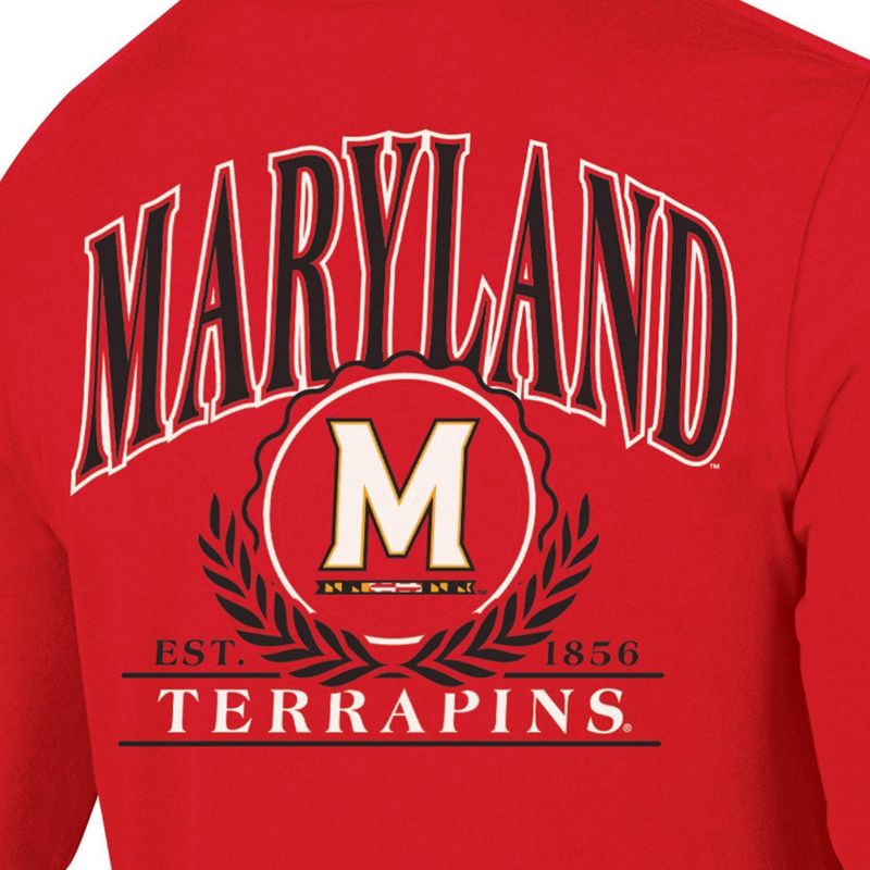 slide 3 of 3, NCAA Maryland Terrapins Men's Long Sleeve T-Shirt - XL, 1 ct