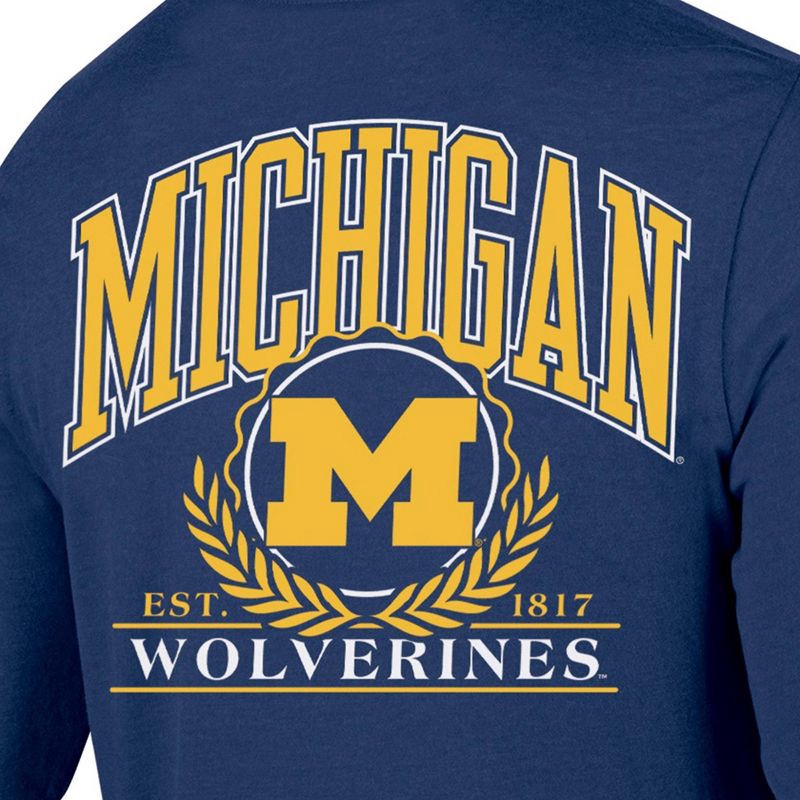 slide 3 of 3, NCAA Michigan Wolverines Men's Long Sleeve T-Shirt - XL, 1 ct