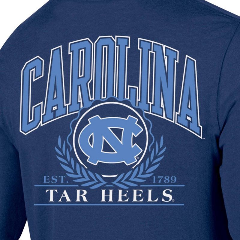slide 3 of 3, NCAA North Carolina Tar Heels Men's Long Sleeve T-Shirt - L, 1 ct