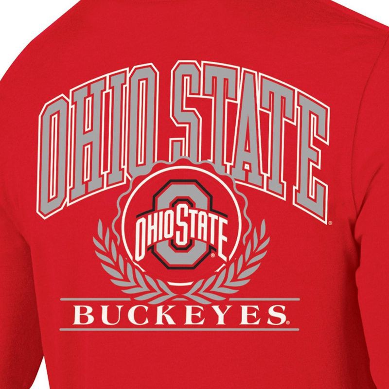 slide 3 of 3, NCAA Ohio State Buckeyes Men's Long Sleeve T-Shirt - S, 1 ct