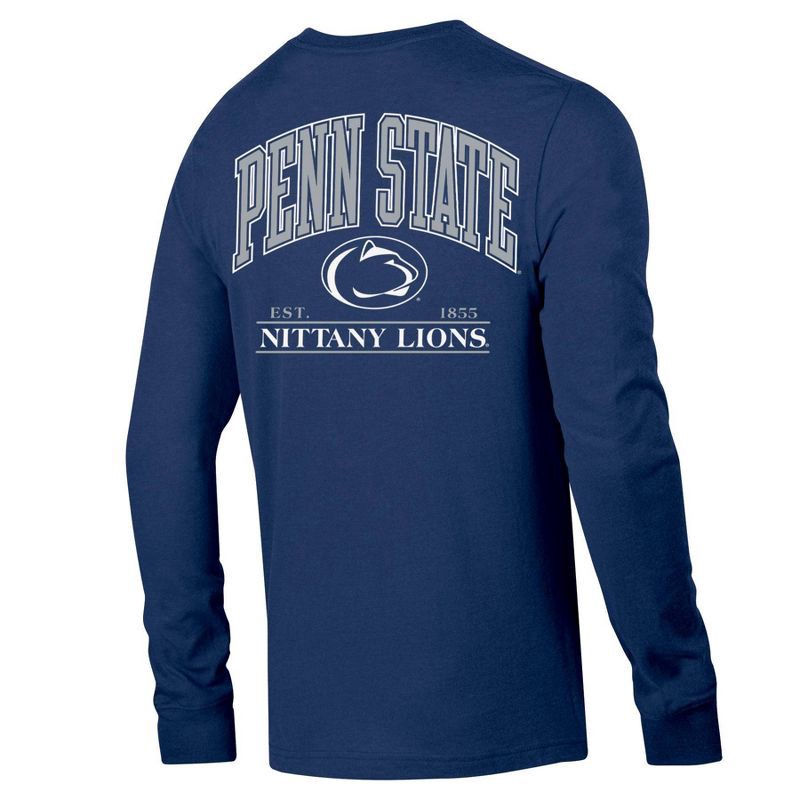 slide 2 of 3, NCAA Penn State Nittany Lions Men's Long Sleeve T-Shirt - M: Cotton-Polyester Blend,, 1 ct