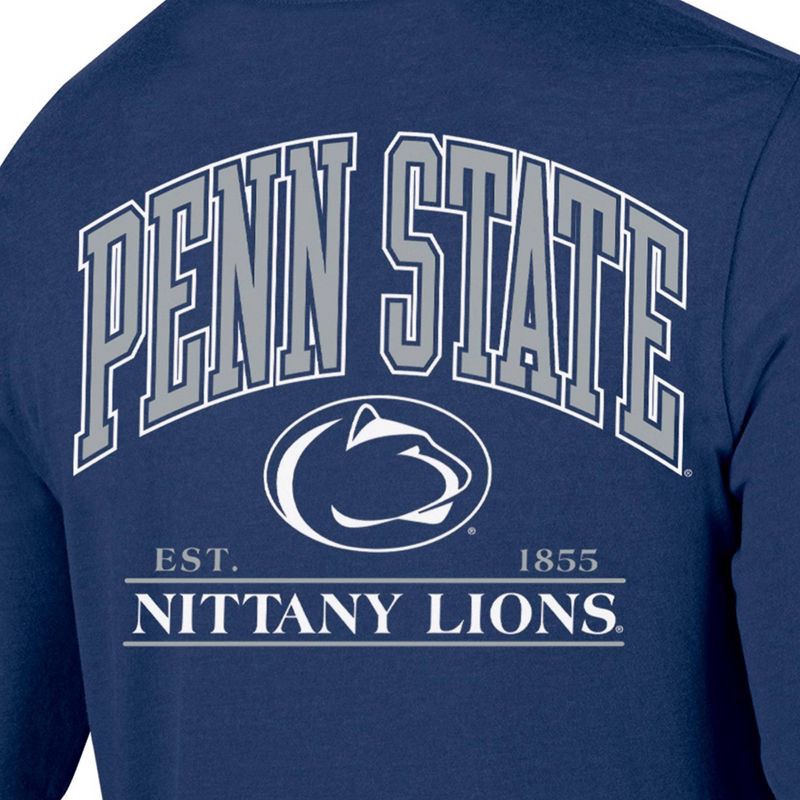 slide 3 of 3, NCAA Penn State Nittany Lions Men's Long Sleeve T-Shirt - M: Cotton-Polyester Blend,, 1 ct