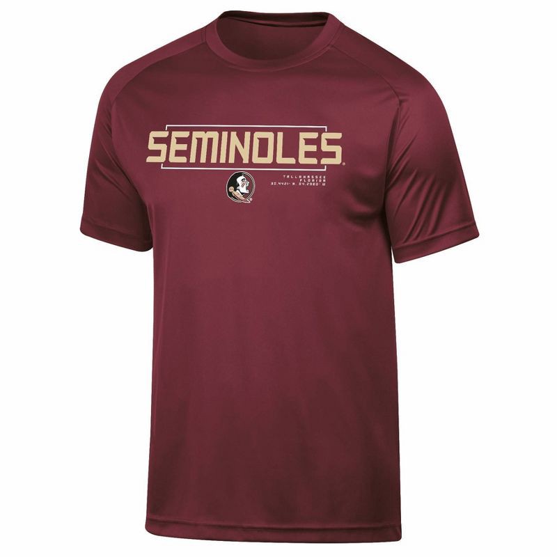 slide 1 of 3, NCAA Florida State Seminoles Men's Poly T-Shirt - XXL, 1 ct