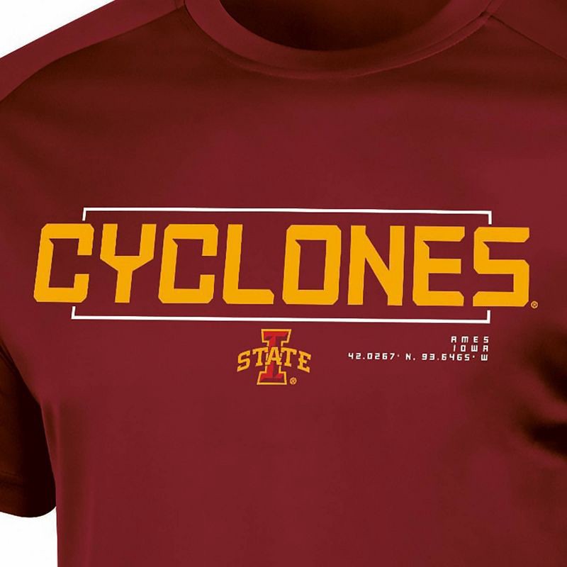 slide 3 of 3, NCAA Iowa State Cyclones Men's Poly T-Shirt - L, 1 ct