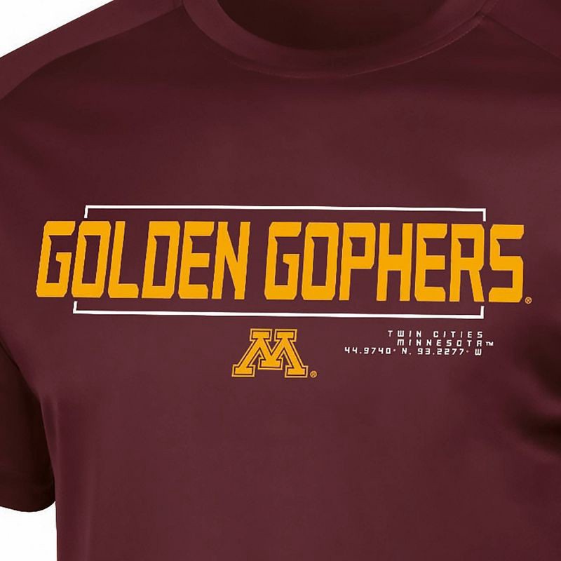 slide 3 of 3, NCAA Minnesota Golden Gophers Men's Poly T-Shirt - S, 1 ct