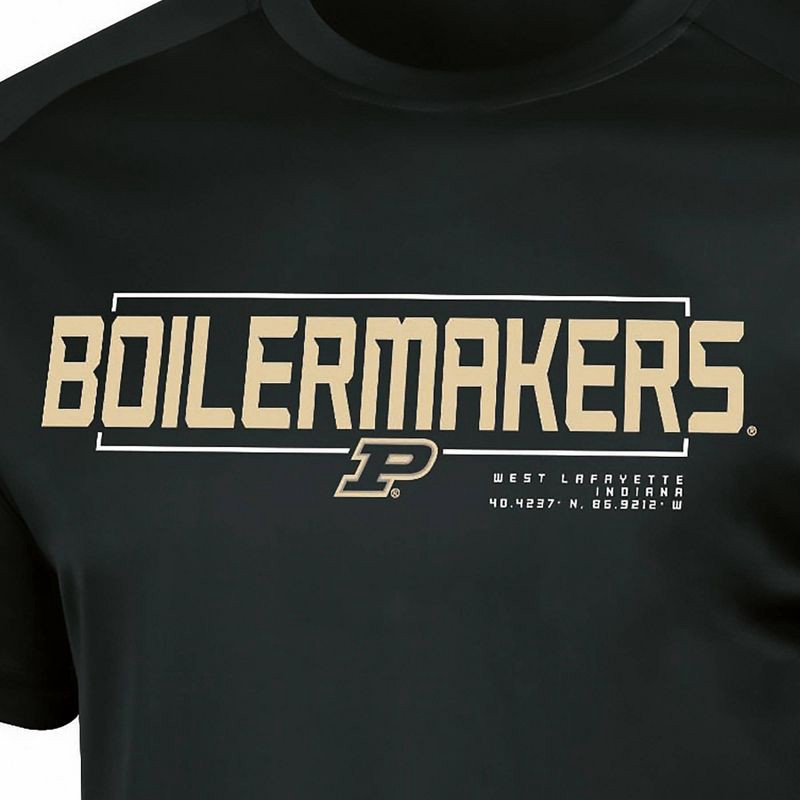 slide 3 of 3, NCAA Purdue Boilermakers Men's Poly T-Shirt - L, 1 ct