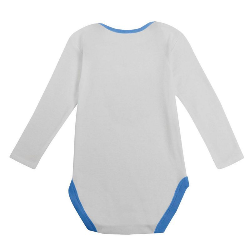slide 2 of 5, NCAA North Carolina Tar Heels Infant Boys' 2pk Long Sleeve Bodysuit - 0-3M, 2 ct
