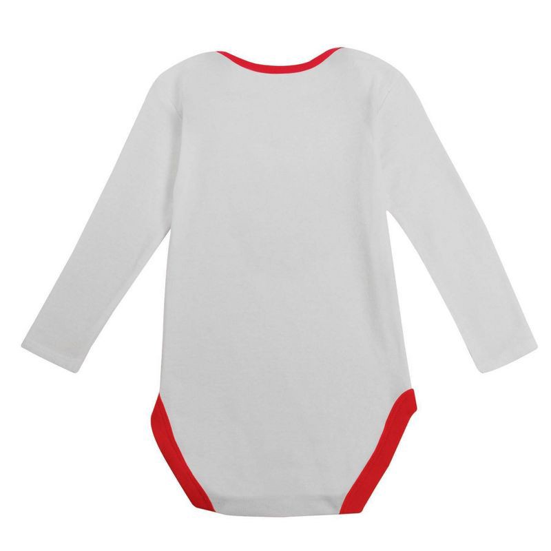 slide 2 of 5, NCAA Ohio State Buckeyes Infant Boys' 2pk Long Sleeve Bodysuit - 0-3M, 2 ct