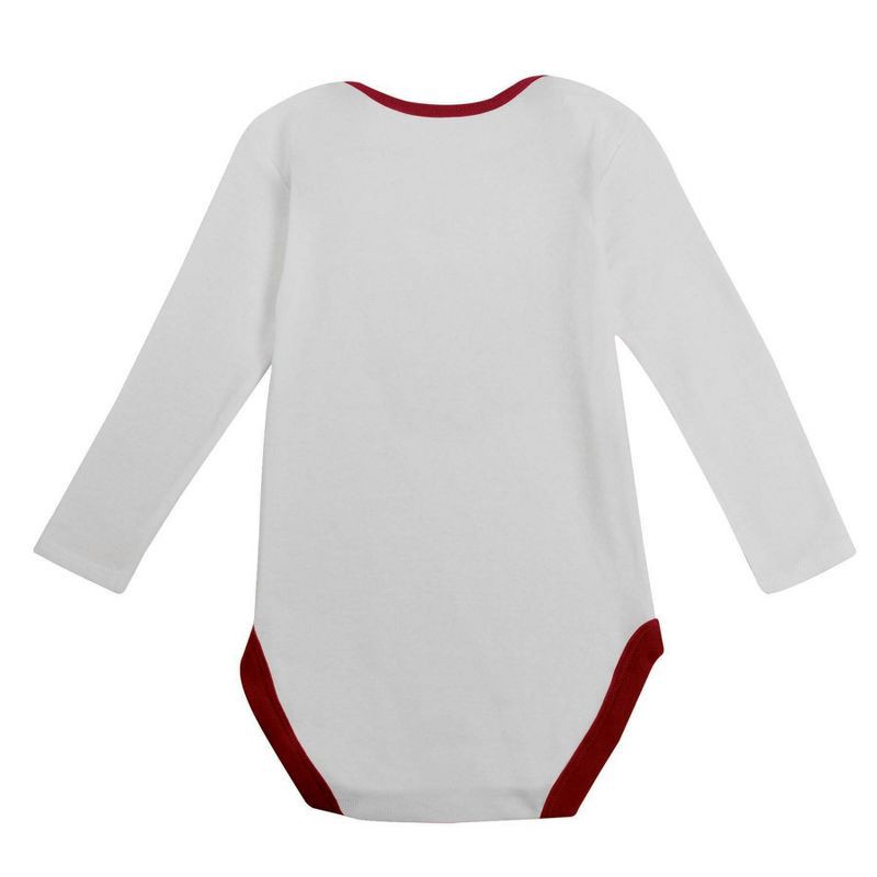 slide 2 of 5, NCAA South Carolina Gamecocks Infant Boys' 2pk Long Sleeve Bodysuit - 3-6M: Cotton-Polyester Blend, Adjustable Snap Closure, 2 ct