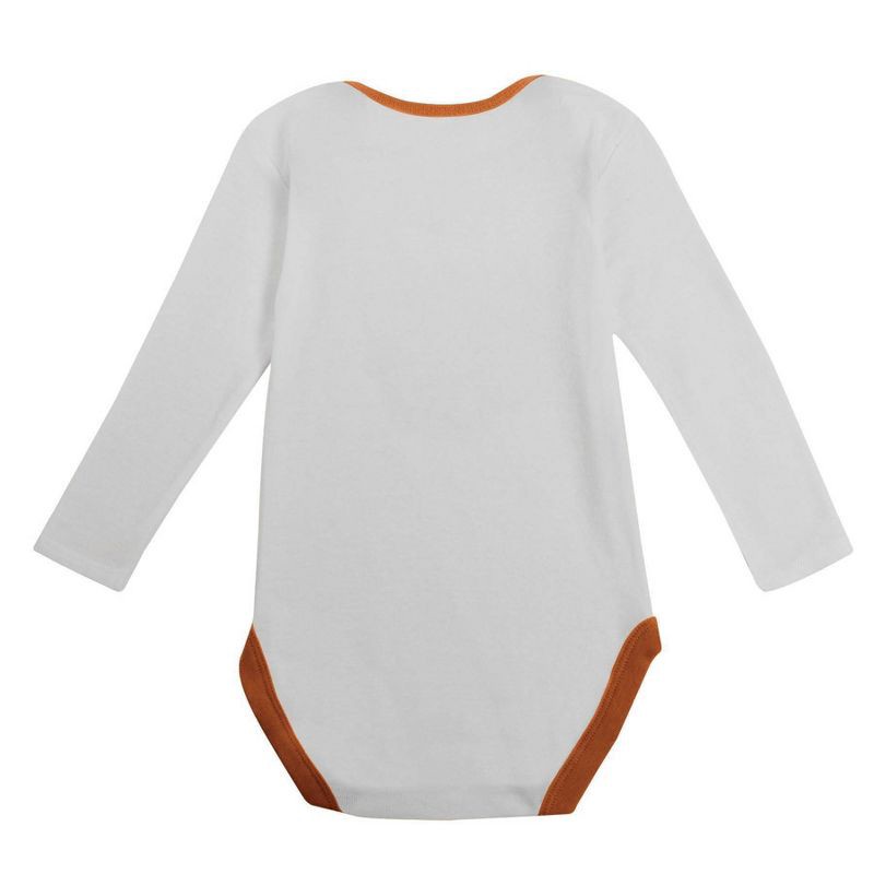slide 2 of 5, NCAA Texas Longhorns Infant Boys' 2pk Long Sleeve Bodysuit - 6-9M, 2 ct