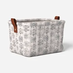 Quilted Stitch Decorative Basket Snowflake - Threshold™