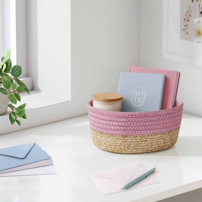 slide 2 of 3, Gifting Decorative Basket Pink - Brightroom™, 1 ct