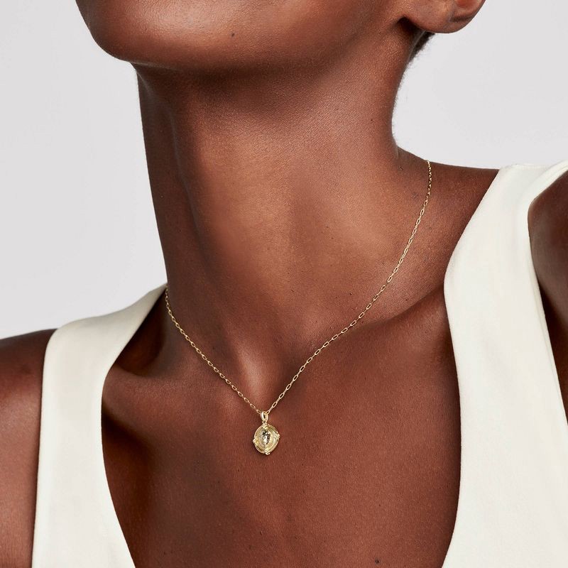 slide 3 of 3, Kendra Scott Romi Cubic Zirconia Pendant Necklace - White, 1 ct