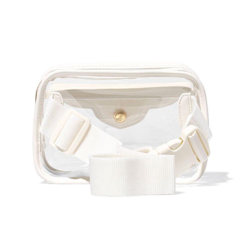 slide 3 of 3, Kendra Scott Belt Crossbody Bag - Clear/White, 1 ct