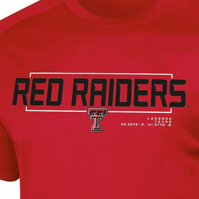 slide 3 of 3, NCAA Texas Tech Red Raiders Men's Poly T-Shirt - XL, 1 ct