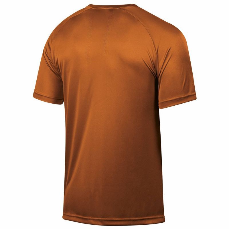 slide 2 of 3, NCAA Texas Longhorns Men's Poly T-Shirt - L, 1 ct
