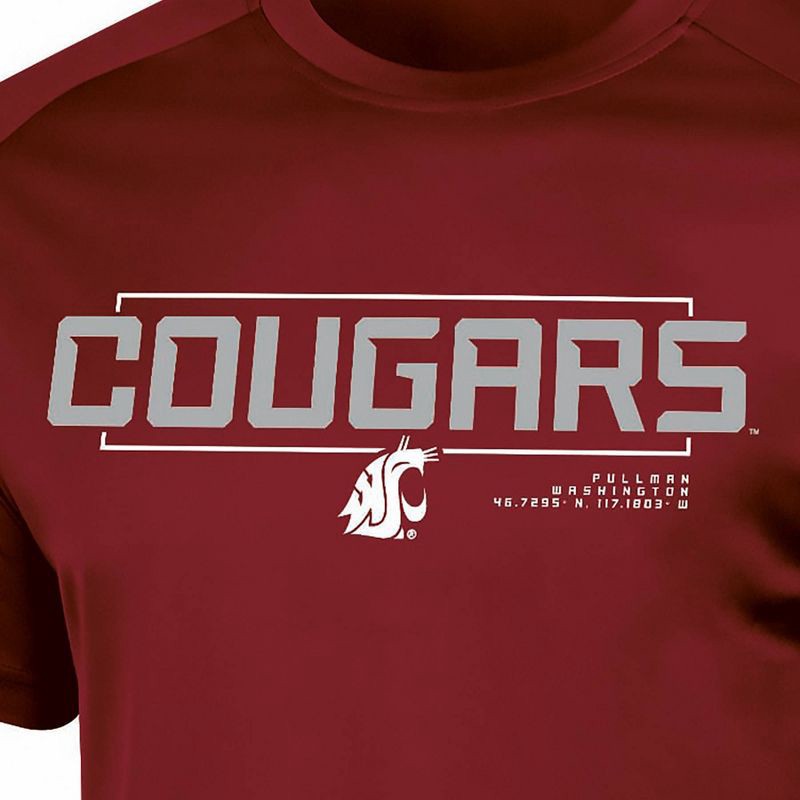 slide 3 of 3, NCAA Washington State Cougars Men's Poly T-Shirt - XXL, 1 ct