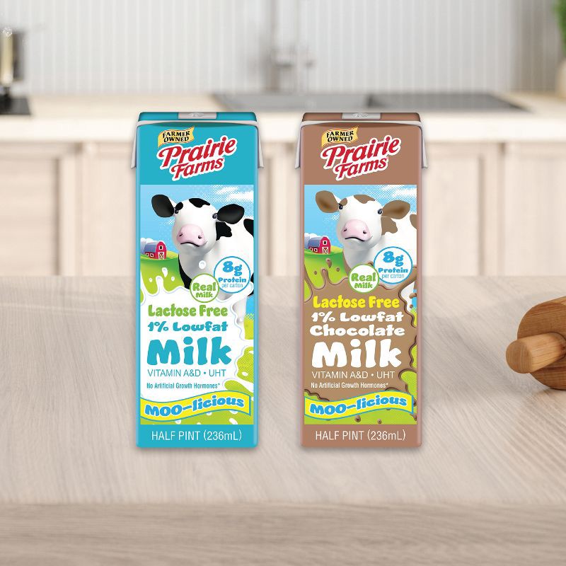 slide 10 of 11, Prairie Farms 1% Lactose Free Milk - 3pk/8 fl oz, 3 ct, 8 fl oz