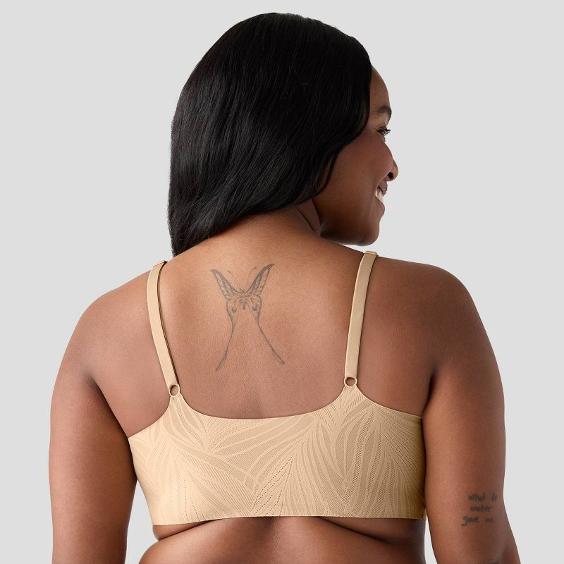 slide 3 of 5, True & Co. True Everybody by True & Co Women's Lace Triangle Adjustable Strap Wirefree Bra - Beige M, 1 ct