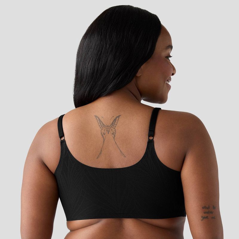 slide 3 of 5, True & Co. True Everybody by True & Co Women's Lace Triangle Adjustable Strap Wirefree Bra - Black L, 1 ct
