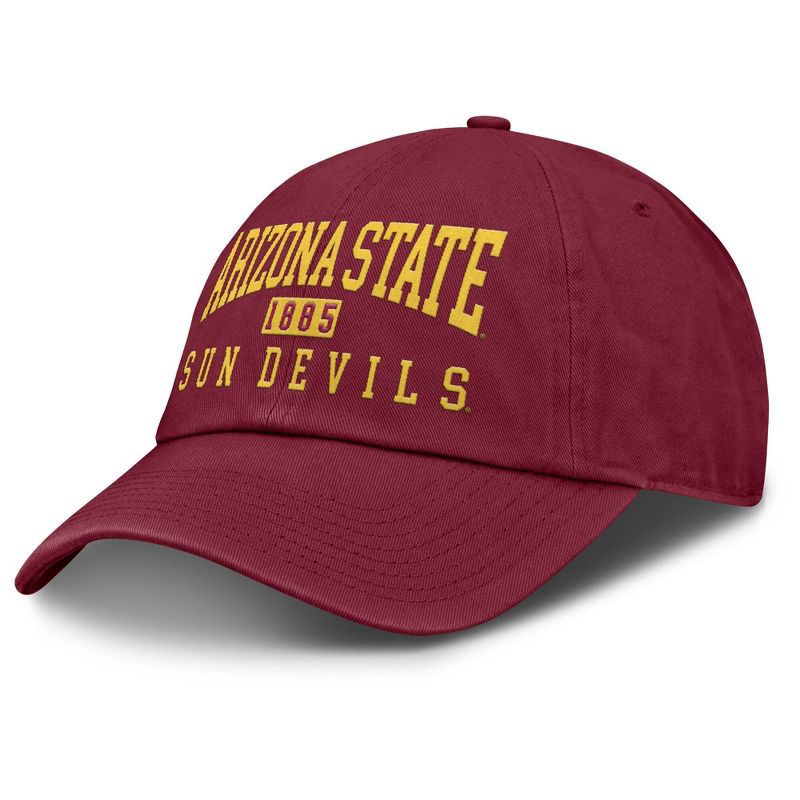 slide 1 of 4, NCAA Arizona State Sun Devils Relaxed Fit Adjustable Hat, 1 ct
