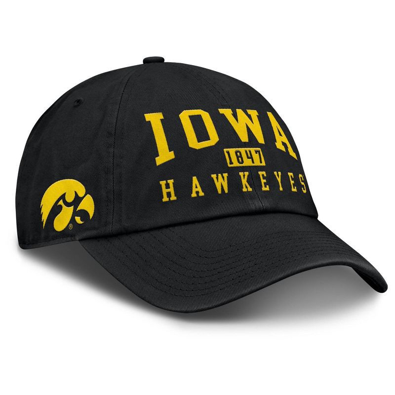 slide 3 of 4, NCAA Iowa Hawkeyes Relaxed Fit Adjustable Hat, 1 ct