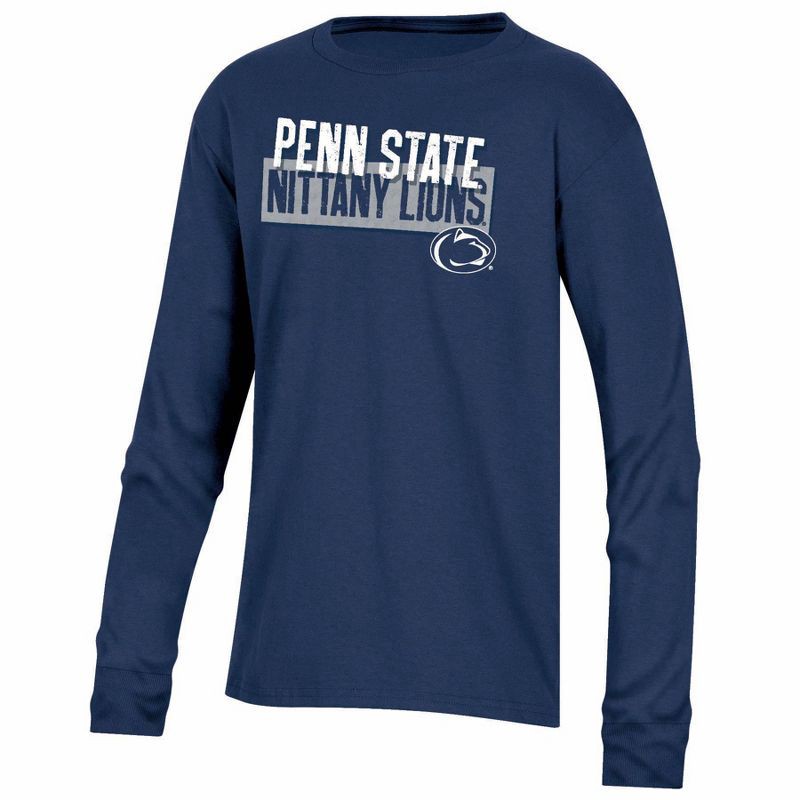 slide 1 of 3, NCAA Penn State Nittany Lions Boys' Long Sleeve T-Shirt - XL, 1 ct