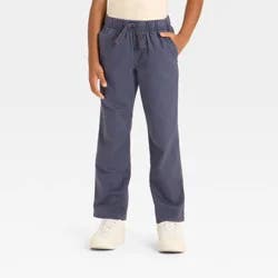 Boys' Stretch Straight Fit Woven Pull-On Pants - Cat & Jack™ Blue 12