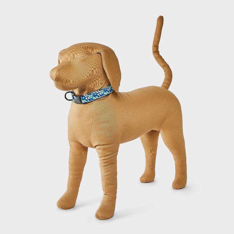 slide 3 of 3, Fashion Geo Check Dog Collar - Boots & Barkley™ M, 1 ct